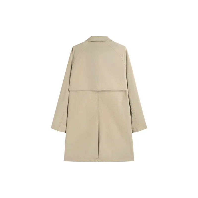 PEACEBIRD MEN Trench Coat Men's Khaki-1
