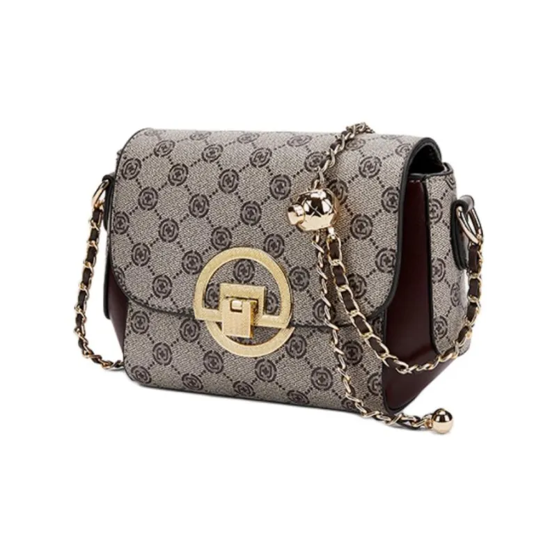 JOSINY PVC Small Square Bag Shoulder Bag Crossbody Bag Medium Size Women's Multicolor-18