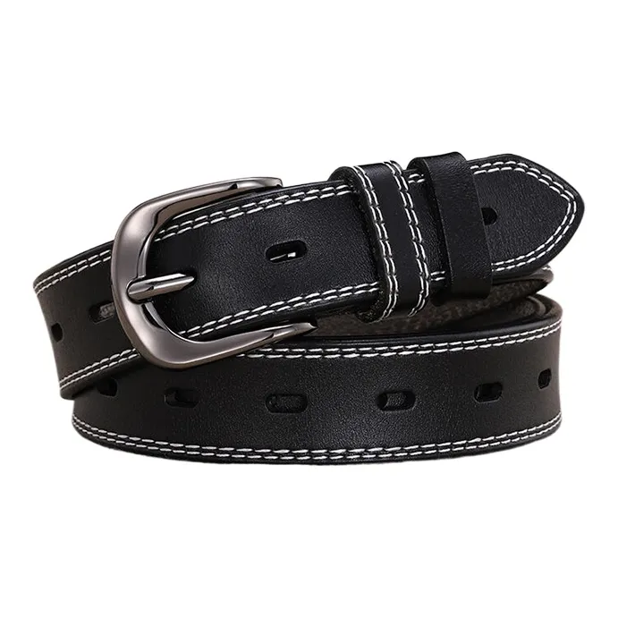 CARTELO Cow Leather Belts Women's Width 2.8CM-0
