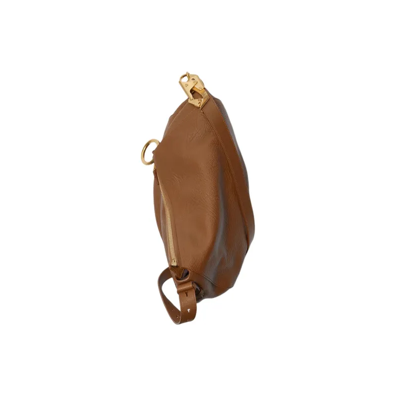 Burberry Knight Grain Calfskin Crossbody Bag, Shoulder Bag Women's Hazelnut Brown-4