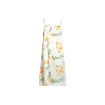 Silk Boundary Nightgown Women's