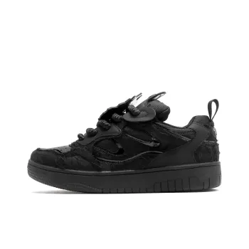 MR.PESIN Hip Hop Rabbit Collection Coverage Anti Slip And Wear Resistant Low Top Skateboard Shoes Unisex All Black