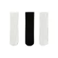 3 Pack (White Twisted Fried Dough+Black Water Ripple+White Water Ripple)