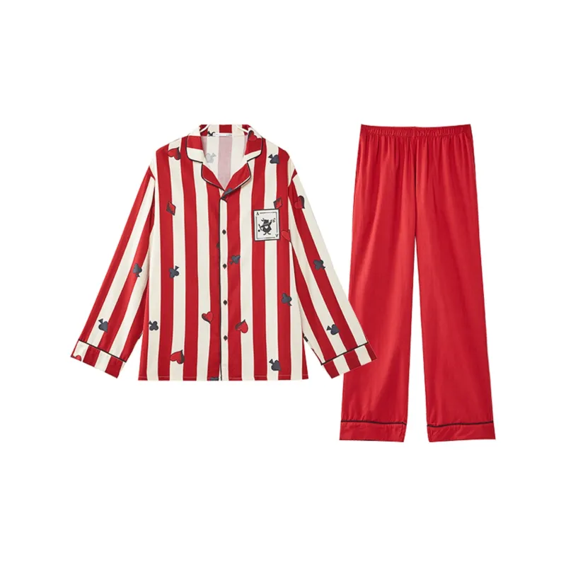GUKOO x Disney Pajama Set Unisex Good Persimmon Red-0