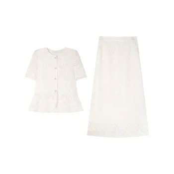 LOUISY AO Skirt Set Women's Apricot