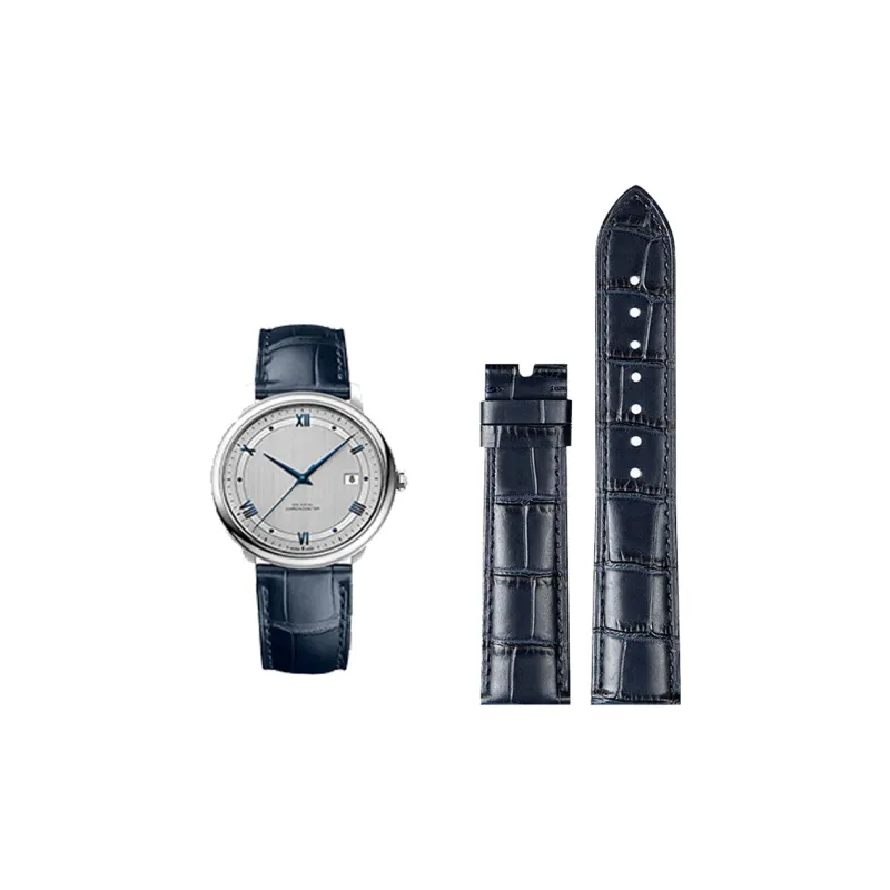 Craftsman Omega Compatibility Watch Band Genuine Leather Material-17