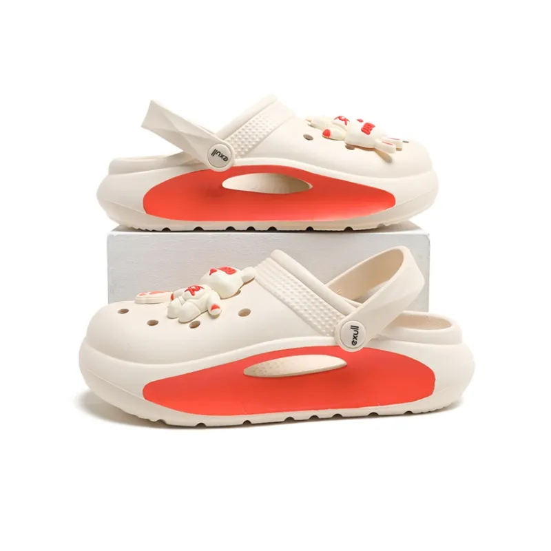 EXULL Q Clogs Women's Beige Yellow-2