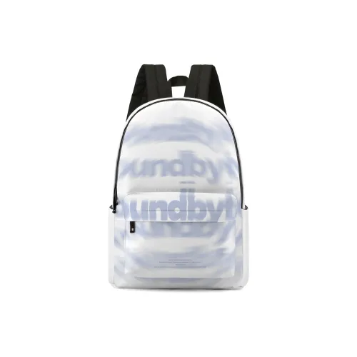 Soundbyte Backpacks White/Purple Plaid