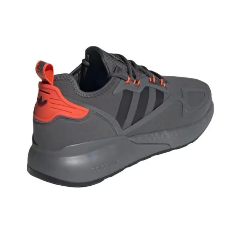 Adidas Zx 2K Boost 'Grey Solar Red'-3