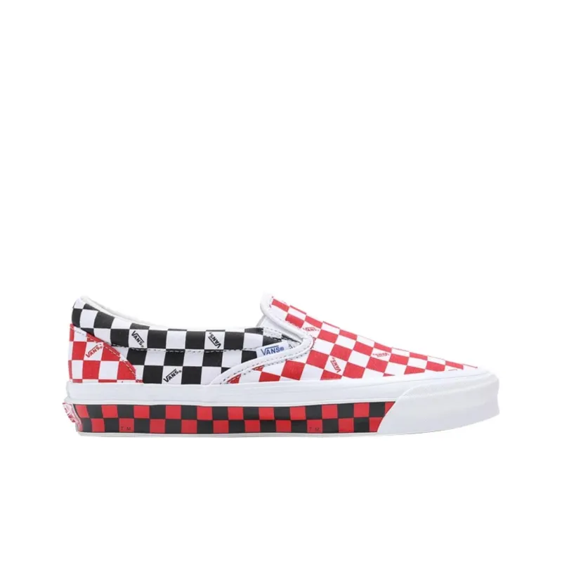 Slip On Og Classic Vans Lx 'Checkerboard Red Black'-1