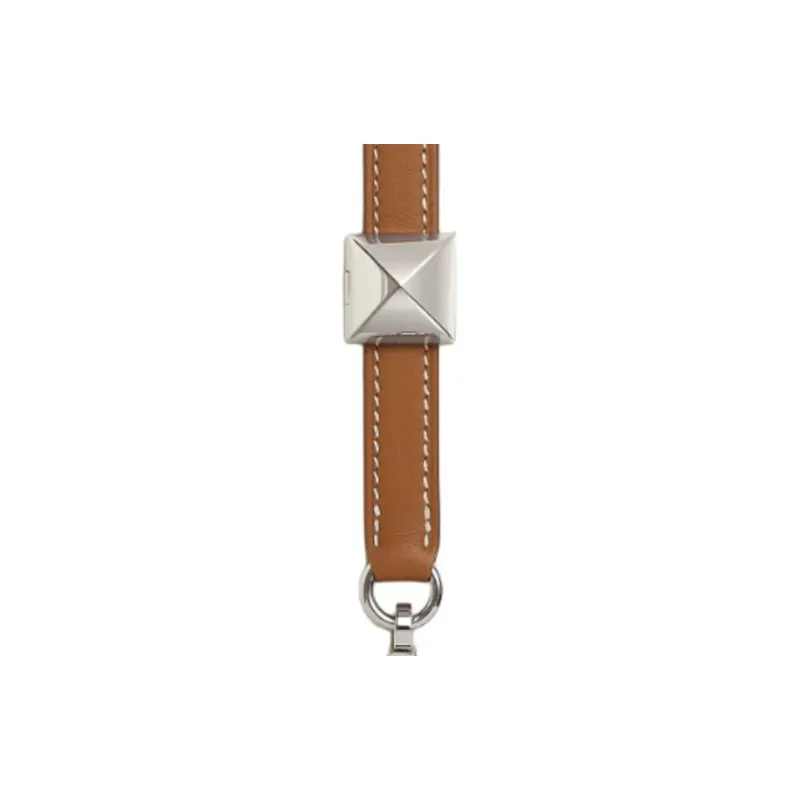 HERMES Swift Calfskin Bag Straps Women's 37 Gold Gold Brown-2