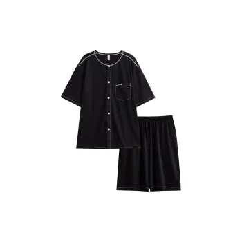 Peninsula City Pajama Set Men's Black