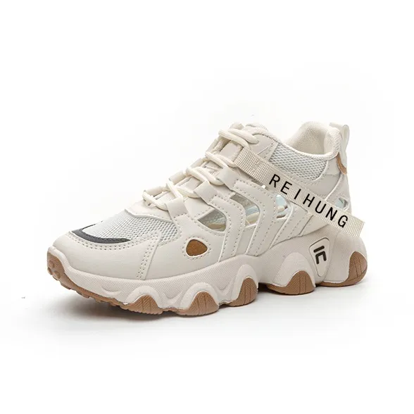 REIHUNG Low Top Chunky Sneakers Women's-5