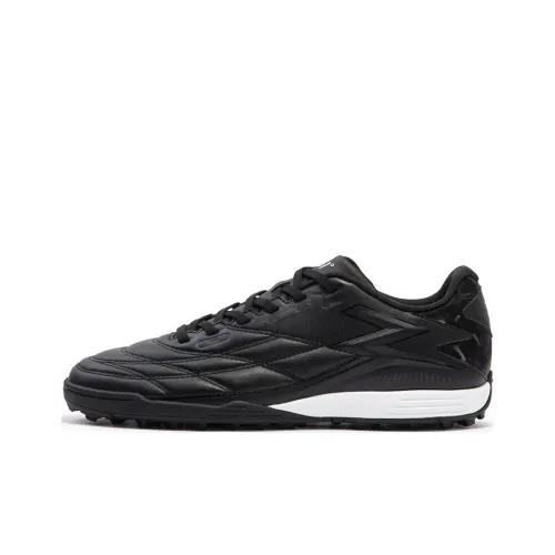 361° TF Rubber Broken Studs Artificial Ground Slip-Resistant Soccer Shoes Men's Black