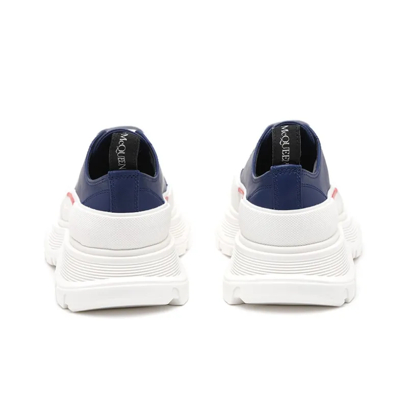 Alexander McQueen Tread Slick Sneakers 'Navy White Red' Women's-3
