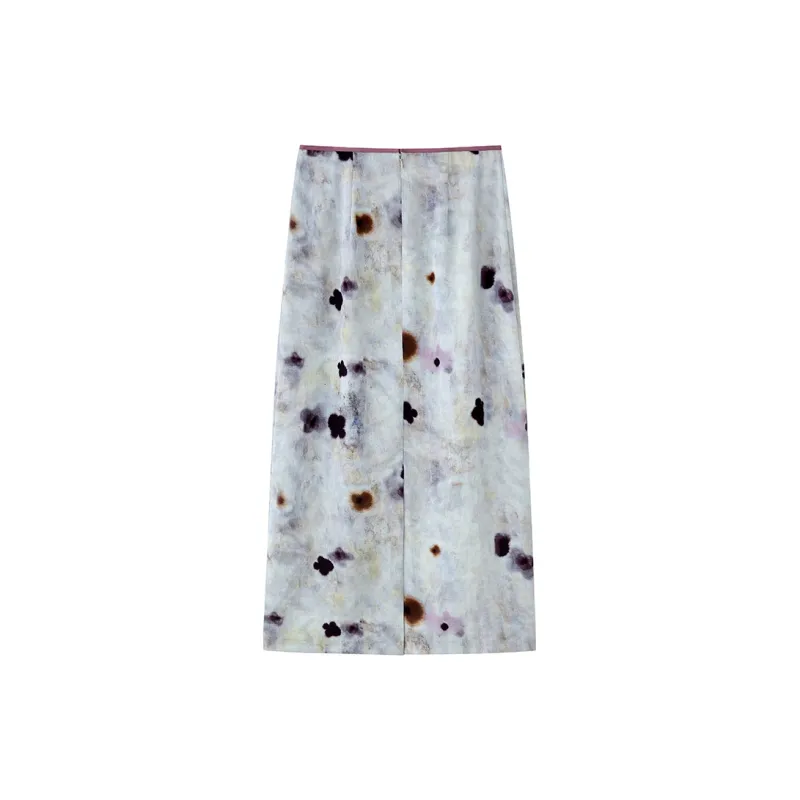 ZHOUMIAO Casual Long Skirts Women's-1