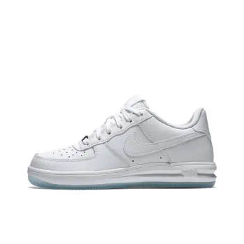 Nike Lunar Force 1 Low Anti-Slip Wear-Resistant Skateboard Shoes Women's White