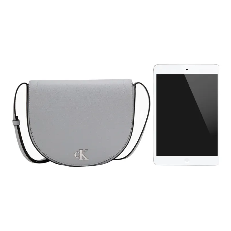 CALVIN KLEIN Synthetic Material Crossbody Bag Women's Urban Gray-4
