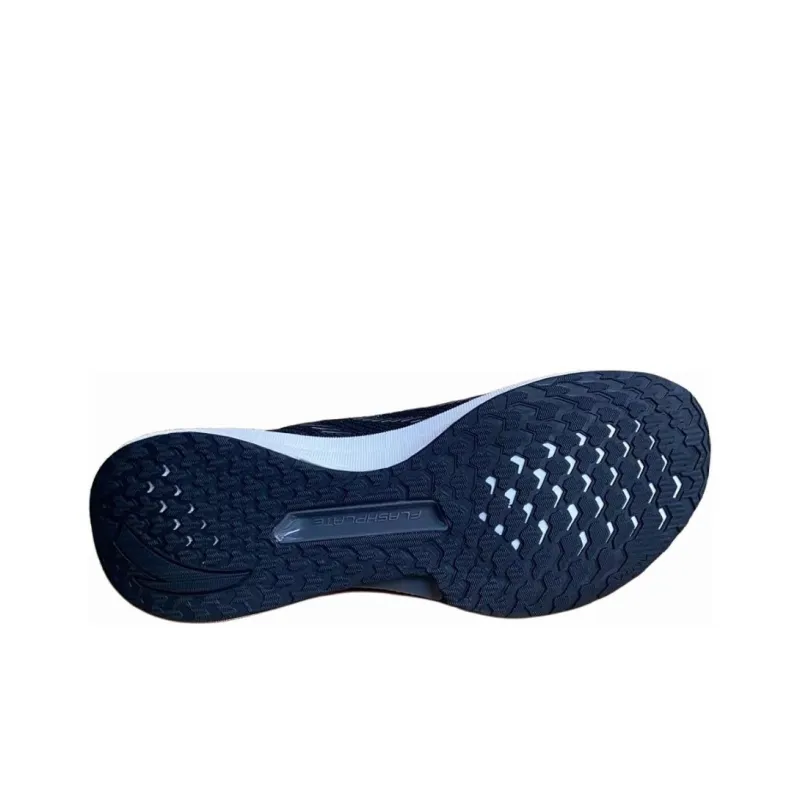 Anta Anti Slip Wear Resistant Low Top Running Shoes Men's Black White-3