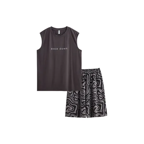 Peninsula City Pajama Set Men's Dark Gray