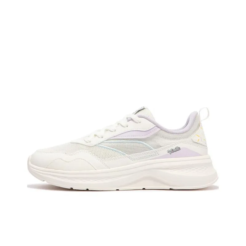 361° Slip Resistant Low Top Casual Shoes Women's White Purple-0
