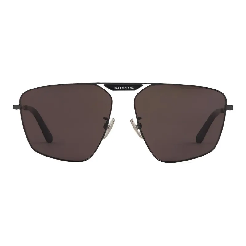 Balenciaga Metal Aviator Sunglasses Men's Black-2