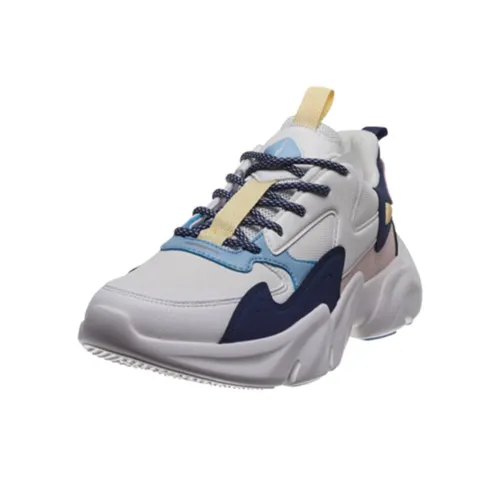 Erke Bullets Training Shoes Women's Low-Top Gray Blue