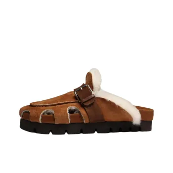 GRENSON Slip Resistant Closed Toe Slippers Women's Brown