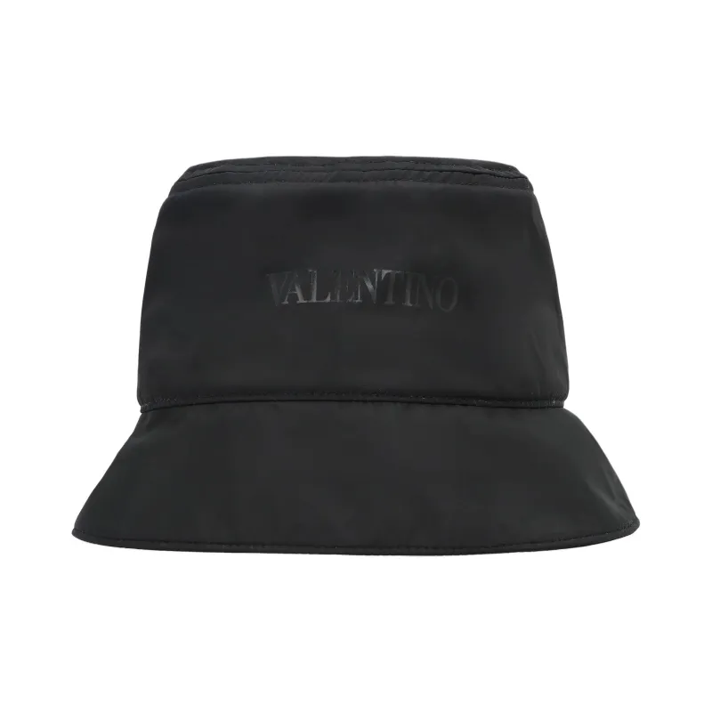 Valentino Logo Printed Bucket Hat-0