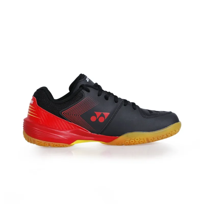 YONEX Power Cushion Anti Slip And Wear Resistant Lightweight Low Top Badminton Shoes Unisex Black Red-1