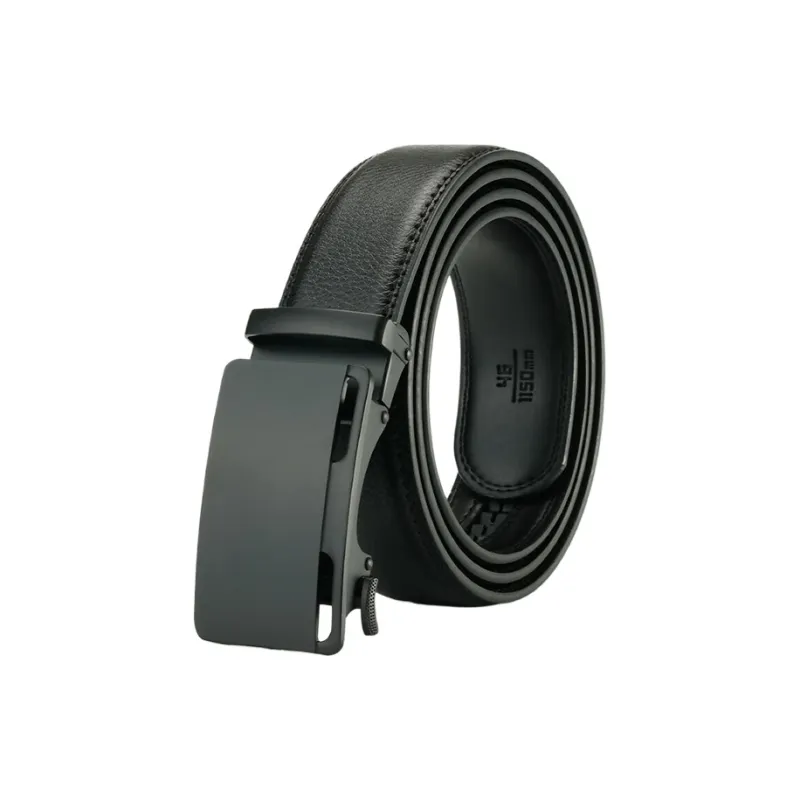 CARTELO Cow Split Leather Belts Men's Width 3.5CM-0
