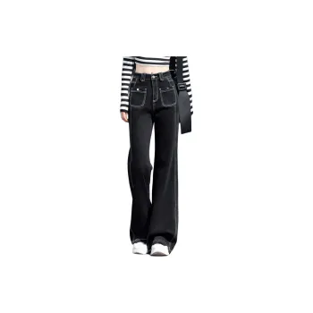 You Cow Me Pants Jeans Women's Black
