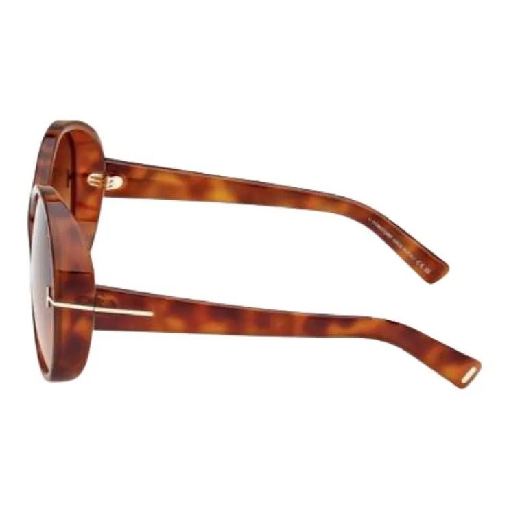 TOM FORD Edie Round Frame Sunglasses-2