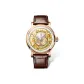 Rose Case White Dial Brown Leather