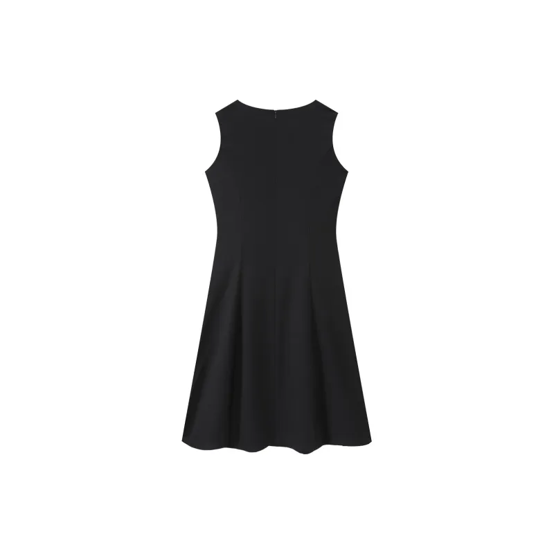 Romon Sleeveless Dresses Women's-5