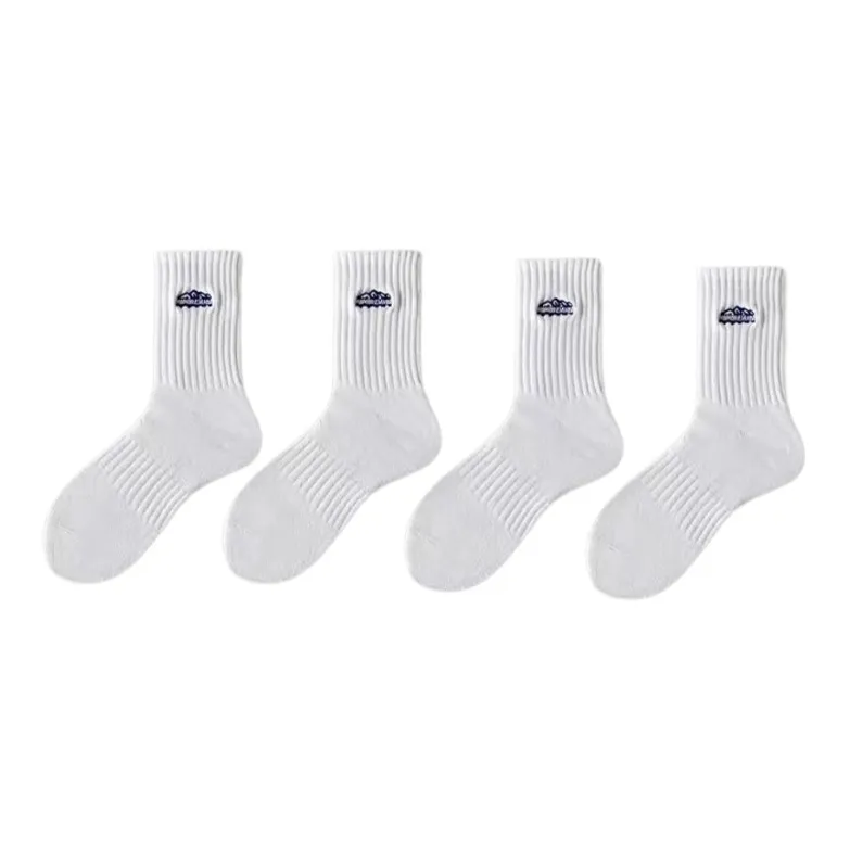 FREEDAY Mid-Calf Socks Unisex 4 Pack-2