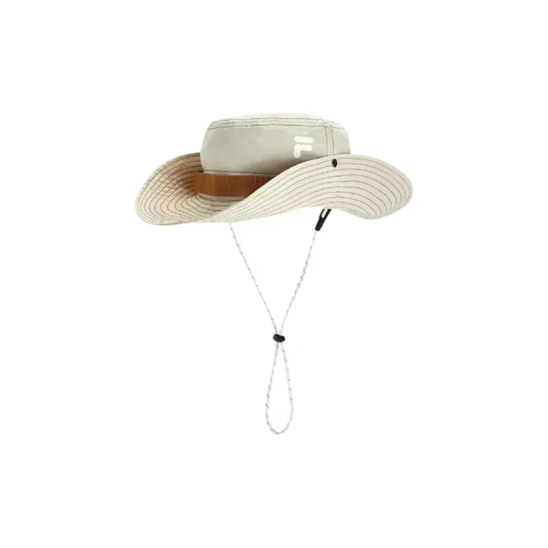 FILA FUSION Polyamide, Polyester Bucket Hats Unisex Black/Khaki-1