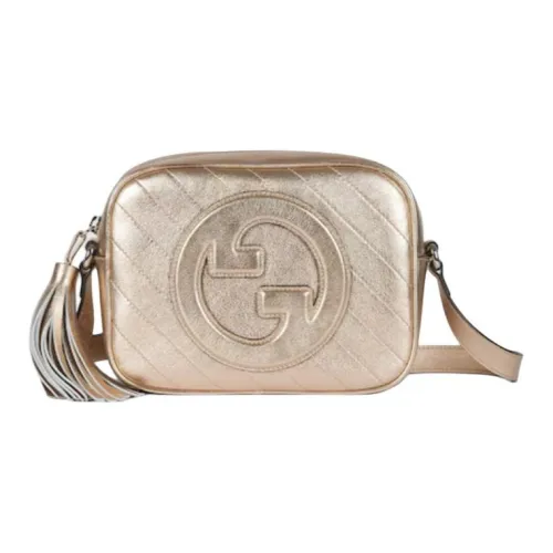 GUCCI Leather Crossbody Bag Shoulder Bag Women's mink-black
