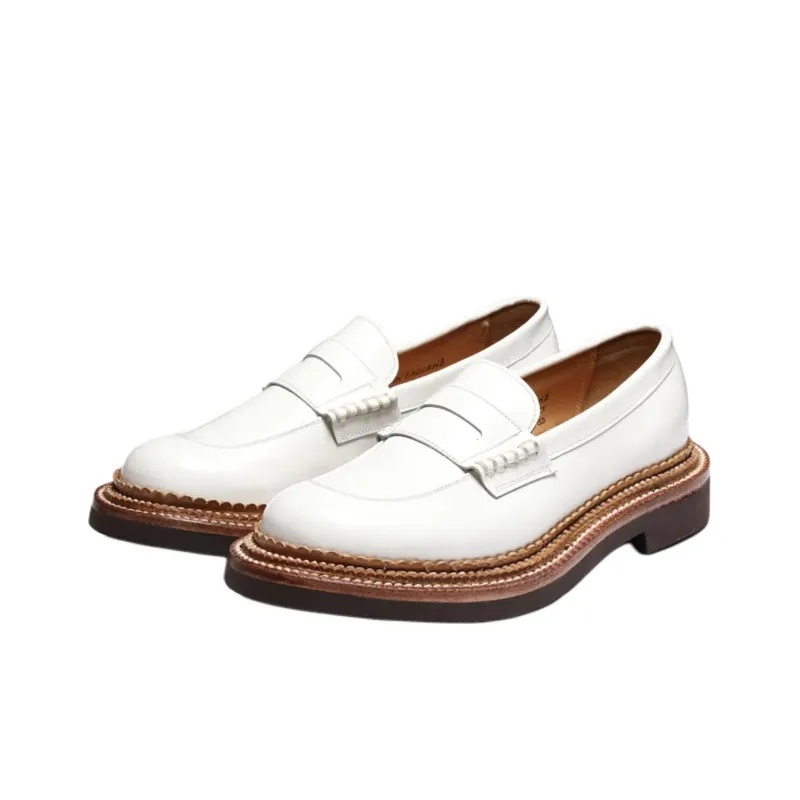 GRENSON Deirdre Loafers Women's White-2