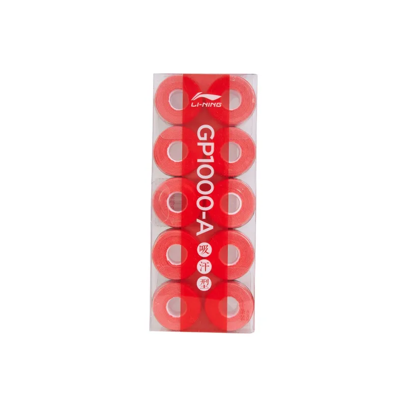 LiNing Badminton Series Badminton Grip Tape Polyurethane Thin 10 Pack-10