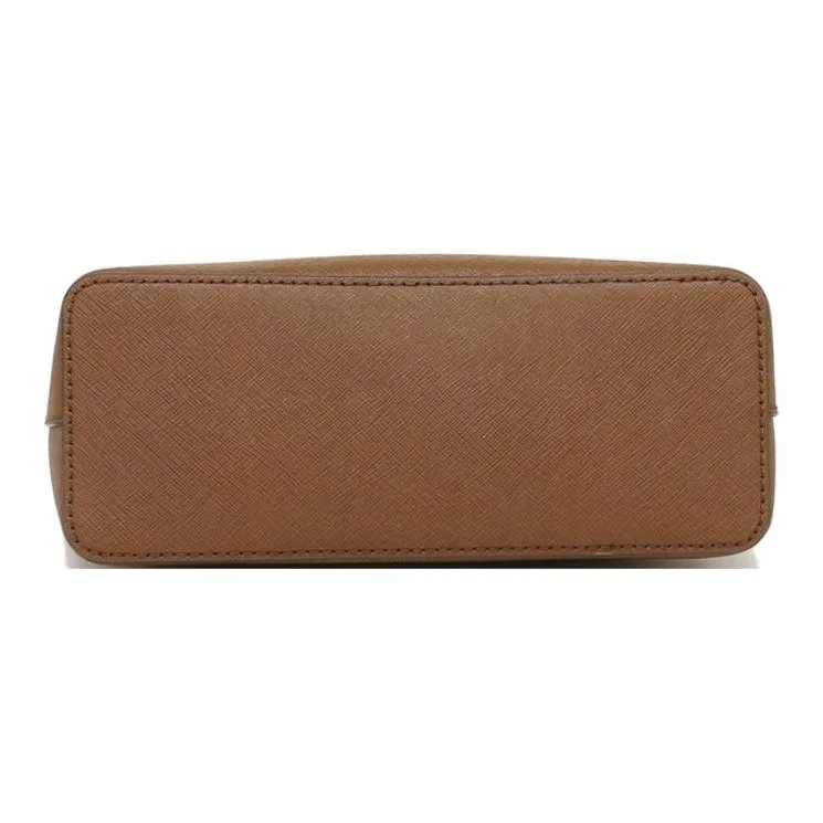 MICHAEL KORS Jet Set Leather Dome Bag, Shoulder Bag, Crossbody Bag Regular Women's Caramel-5