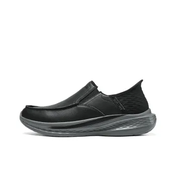 Skechers SKECHERS MENS USA Anti-Slip And Wear-Resistant Breathable Low-Top Casual Shoes Men's Black