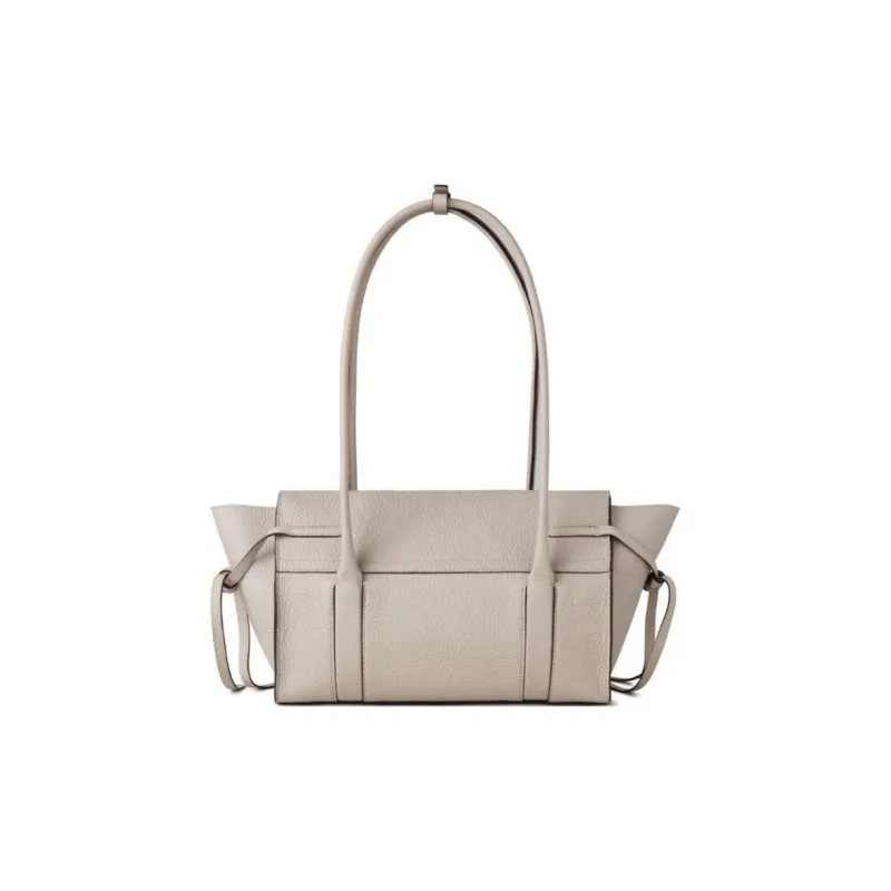 Mulberry Bayswater Calfskin Handbag, Shoulder Bag Women's Lime Gray-2