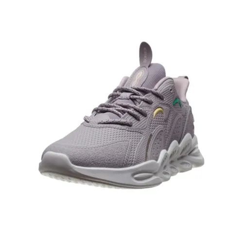 Erke Bullets Training Shoes Women's Low-Top Gray Purple