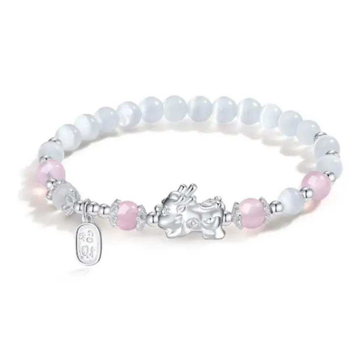 ZHONGLING Obsidian Jade Bracelets Unisex-8