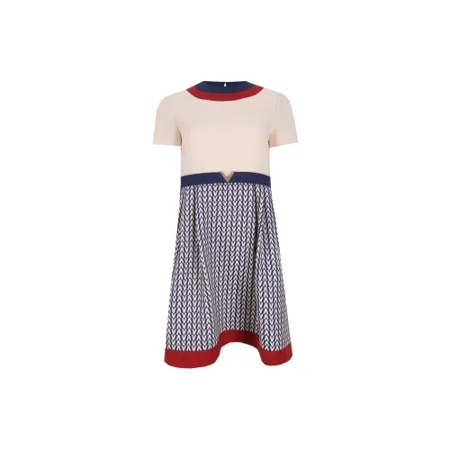 Valentino Short-Sleeved Dresses Women's Marine Blue