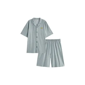 Peninsula City Pajama Set Men's Light Green