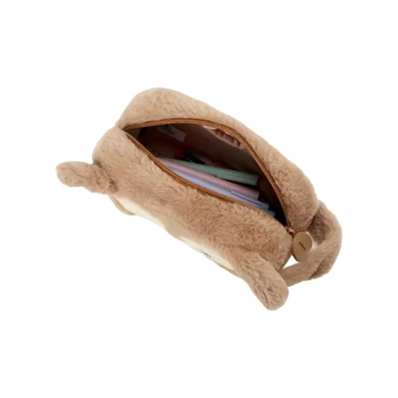 Disney Polyester Portable Makeup Bag Clutch Regular Unisex Khaki-3