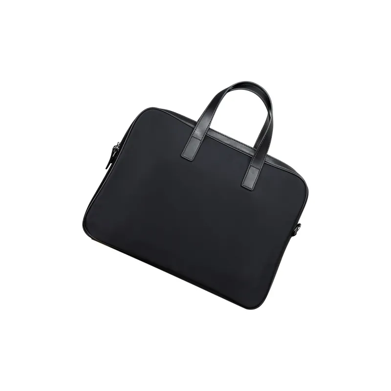 DOSRFINI Nylon Fabric Handbag Crossbody Bag Cross-Body Bag Men's Black-2