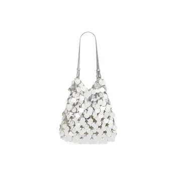 Paco Rabanne Sequinned Open Top Large Shoulder Bag
